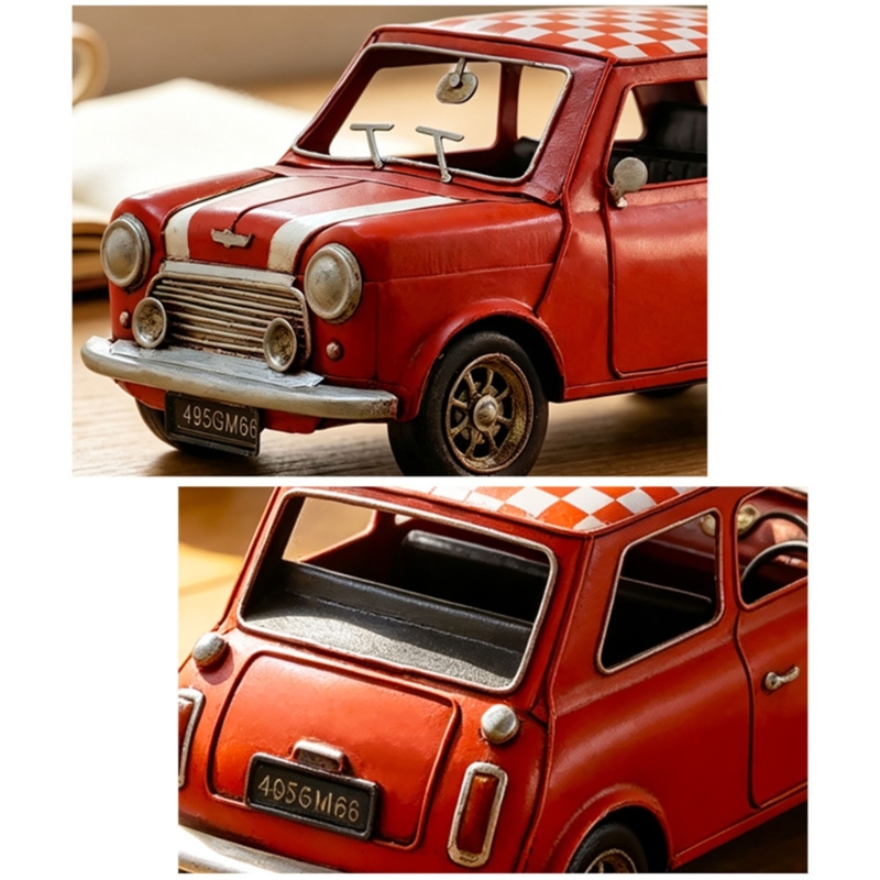Vintage Collectible Christmas Ornaments - アンティークヴィンテージカーモデルブロンズクラシックカーモデル装飾用家の装飾