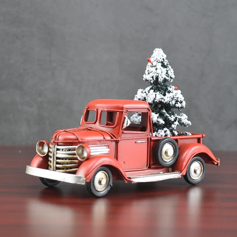 クリスマスクリエイティブギフトヴィンテージトラックモデルコレ - Vintage Collectible Christmas Ornaments のレビューと価格