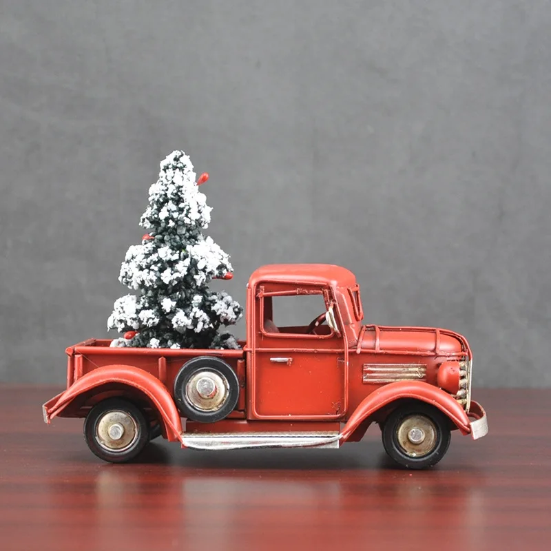 クリスマスクリエイティブギフトヴィンテージトラックモデルコレ - Vintage Collectible Christmas Ornaments のレビューと価格