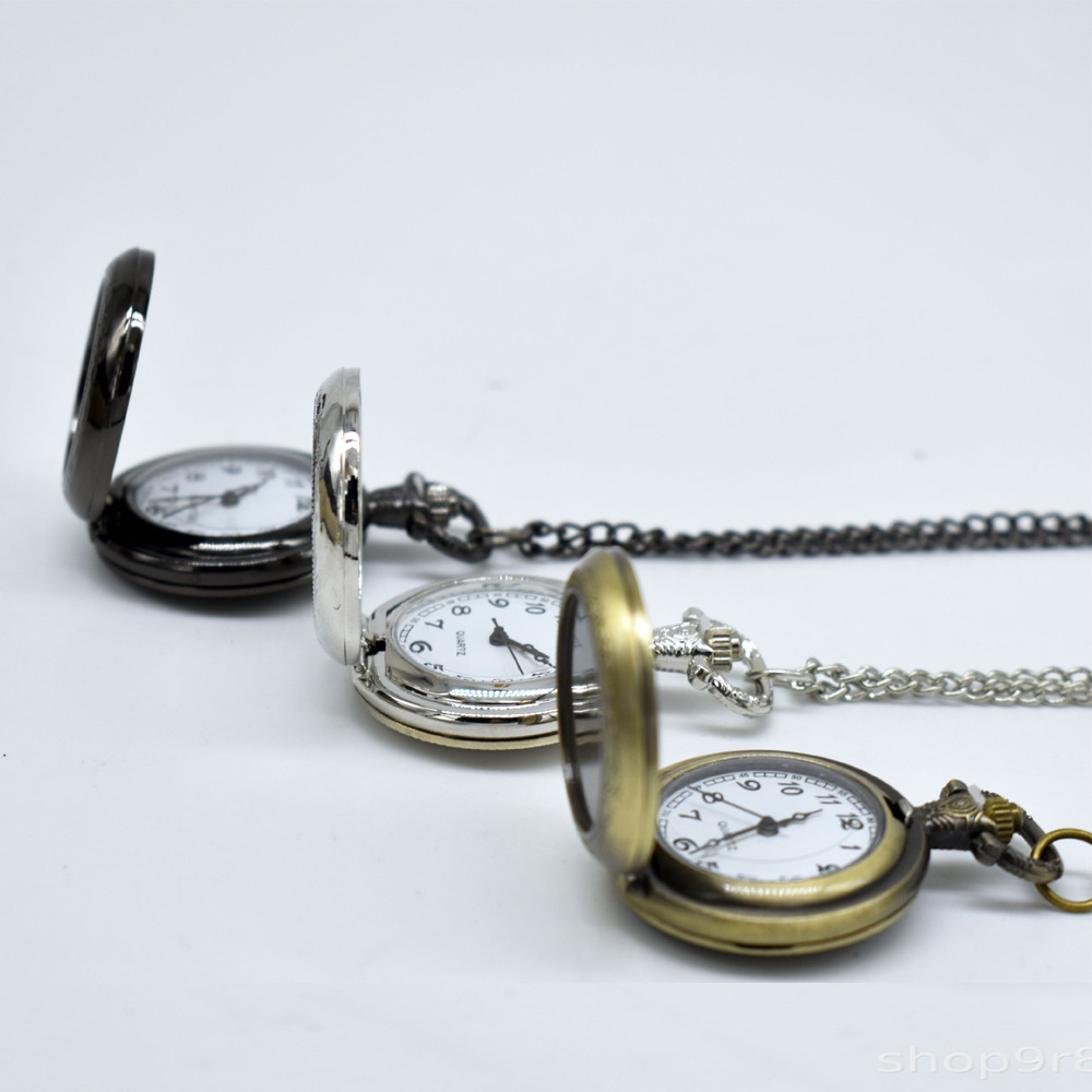 カスタムヴィンテージメタル懐中時計ペンダントネックレス クラ - Vintage Collectible Item のレビューと価格