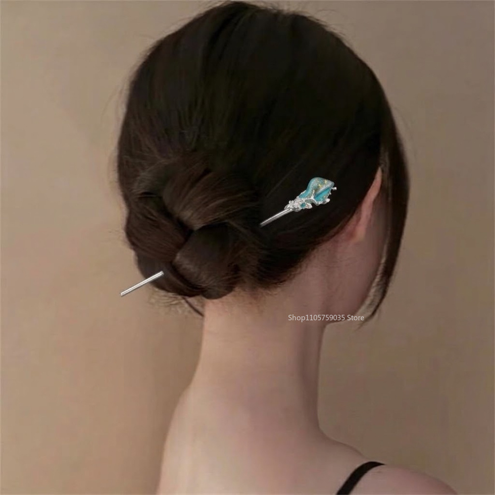 中国風の韓服クリスタルヘアスティックヴィンテージクラシック金 - Vintage Collectible Item のレビューと価格