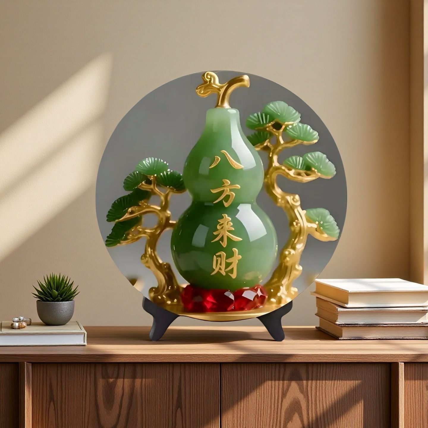 天然翡翠ひょうたん置物家の玄関リビングルームデスクトップ装飾 - Vintage Collectible Christmas Ornaments のレビューと価格