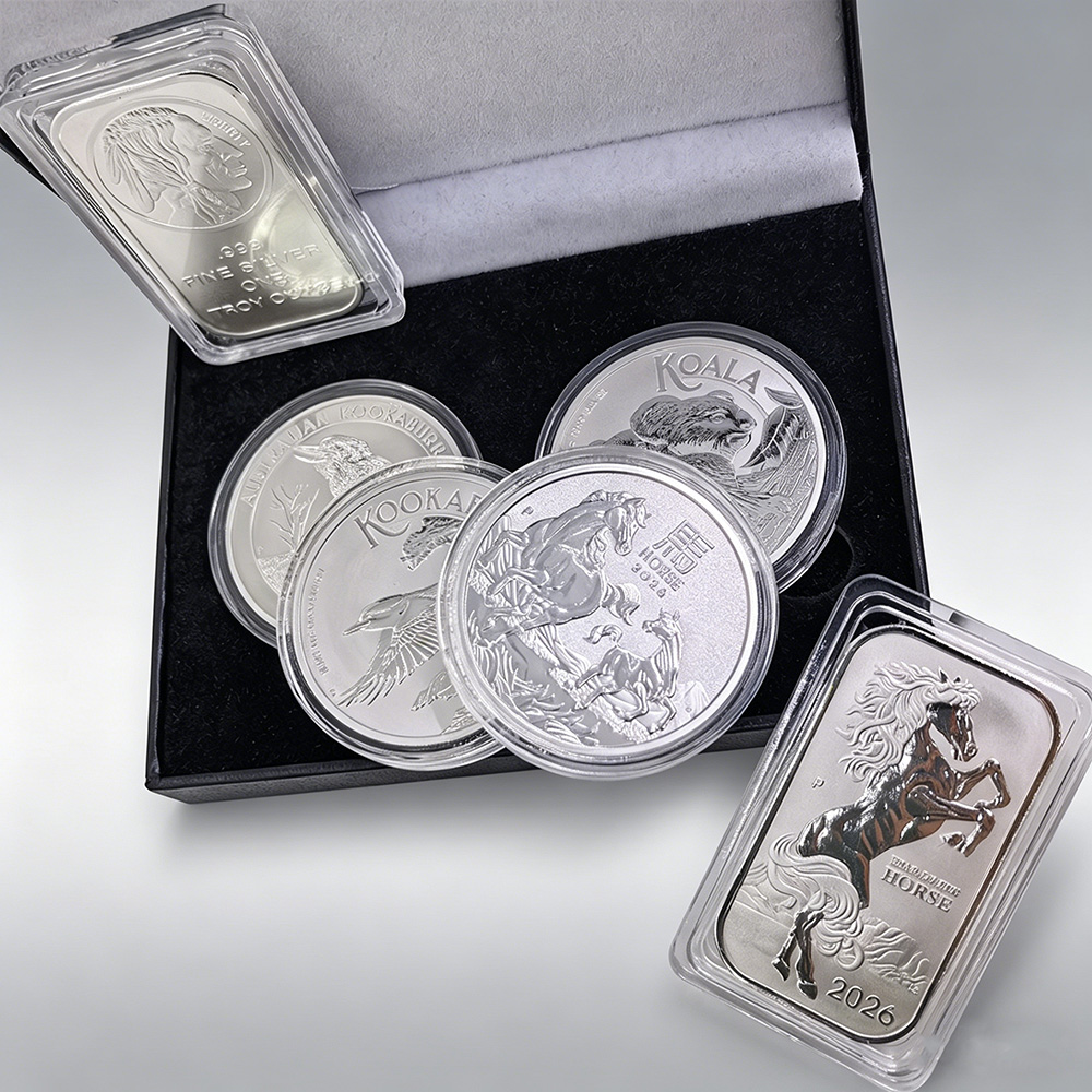 1/5 個ヴィンテージ銀貨動物テーマ記念コイン銅銀メッキバー - Vintage Collectible Coins のレビューと価格