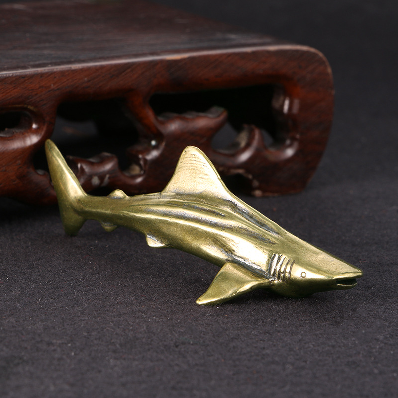 ヴィンテージ真鍮製サメの置物、アメリカンスタイルの海洋生物装 - Vintage Collectible Christmas Ornaments のレビューと価格