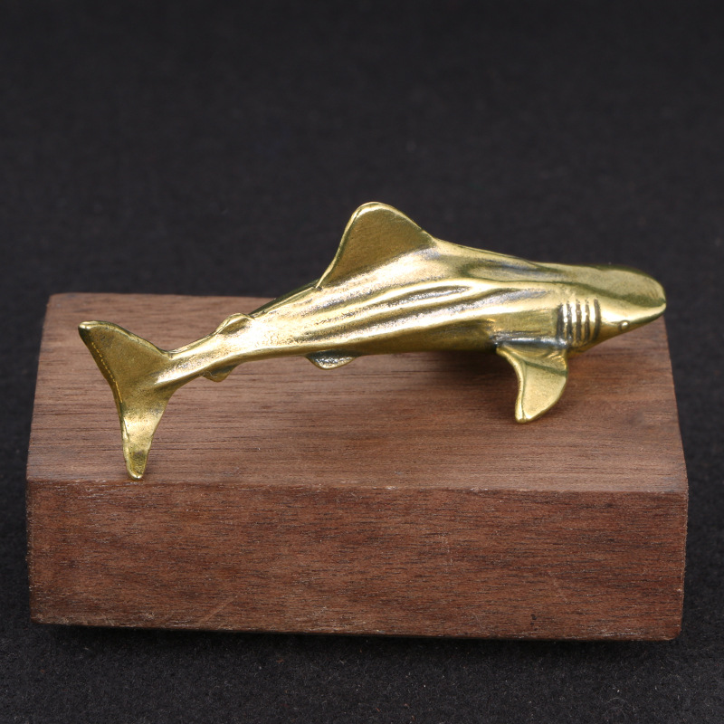 ヴィンテージ真鍮製サメの置物、アメリカンスタイルの海洋生物装 - Vintage Collectible Christmas Ornaments のレビューと価格