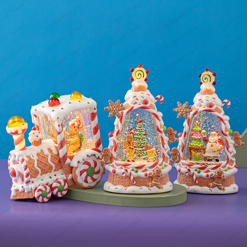 ヴィンテージスタイルのクリスマスランタン装飾、LEDランプ付 - Vintage Collectible Christmas Ornaments のレビューと価格
