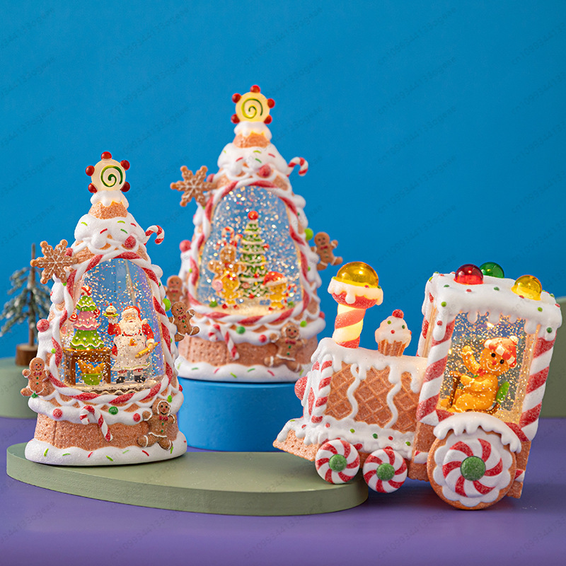 ヴィンテージスタイルのクリスマスランタン装飾、LEDランプ付 - Vintage Collectible Christmas Ornaments のレビューと価格